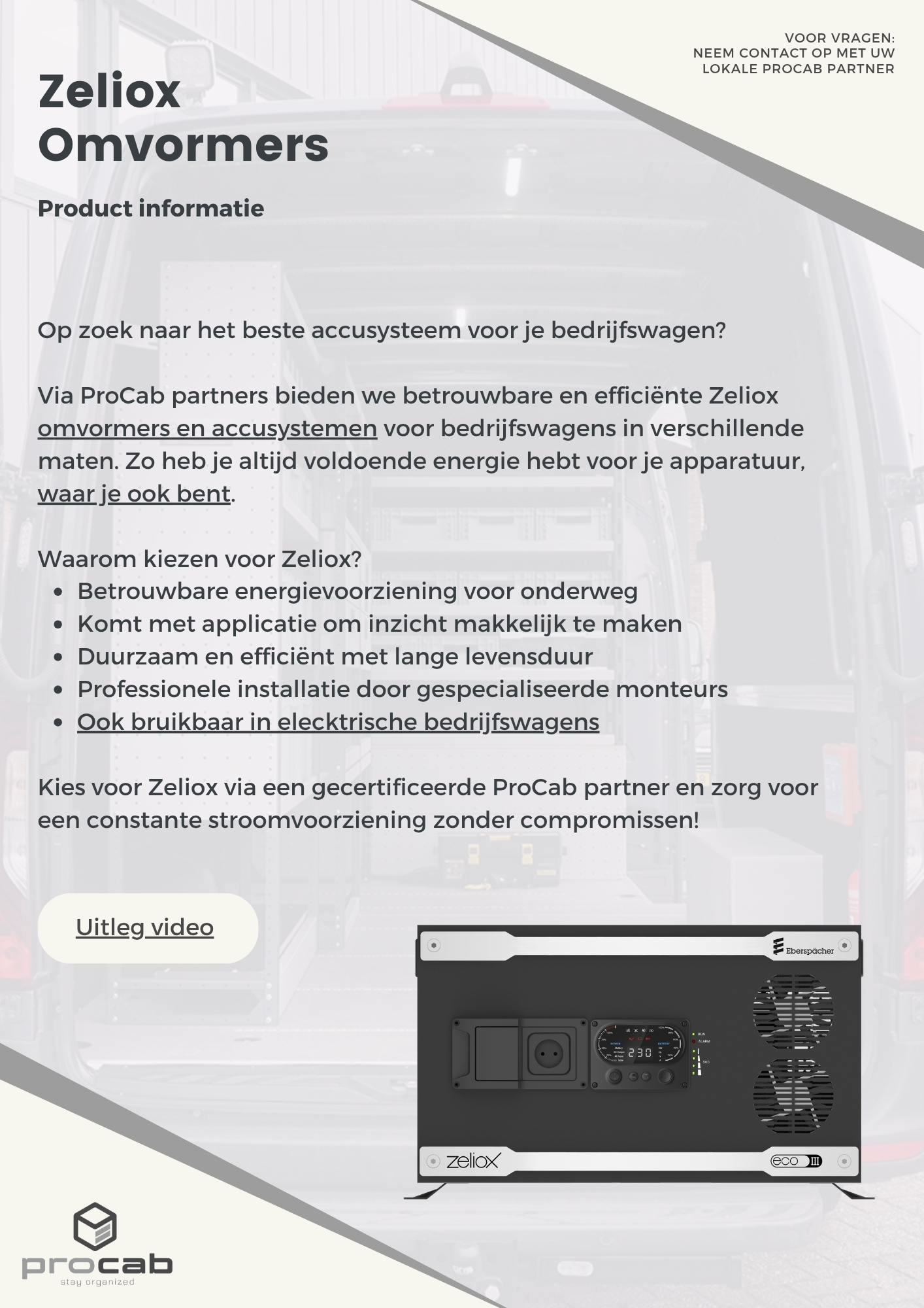 ProCab brochure Zeliox Omvormers – page 2 of 7
