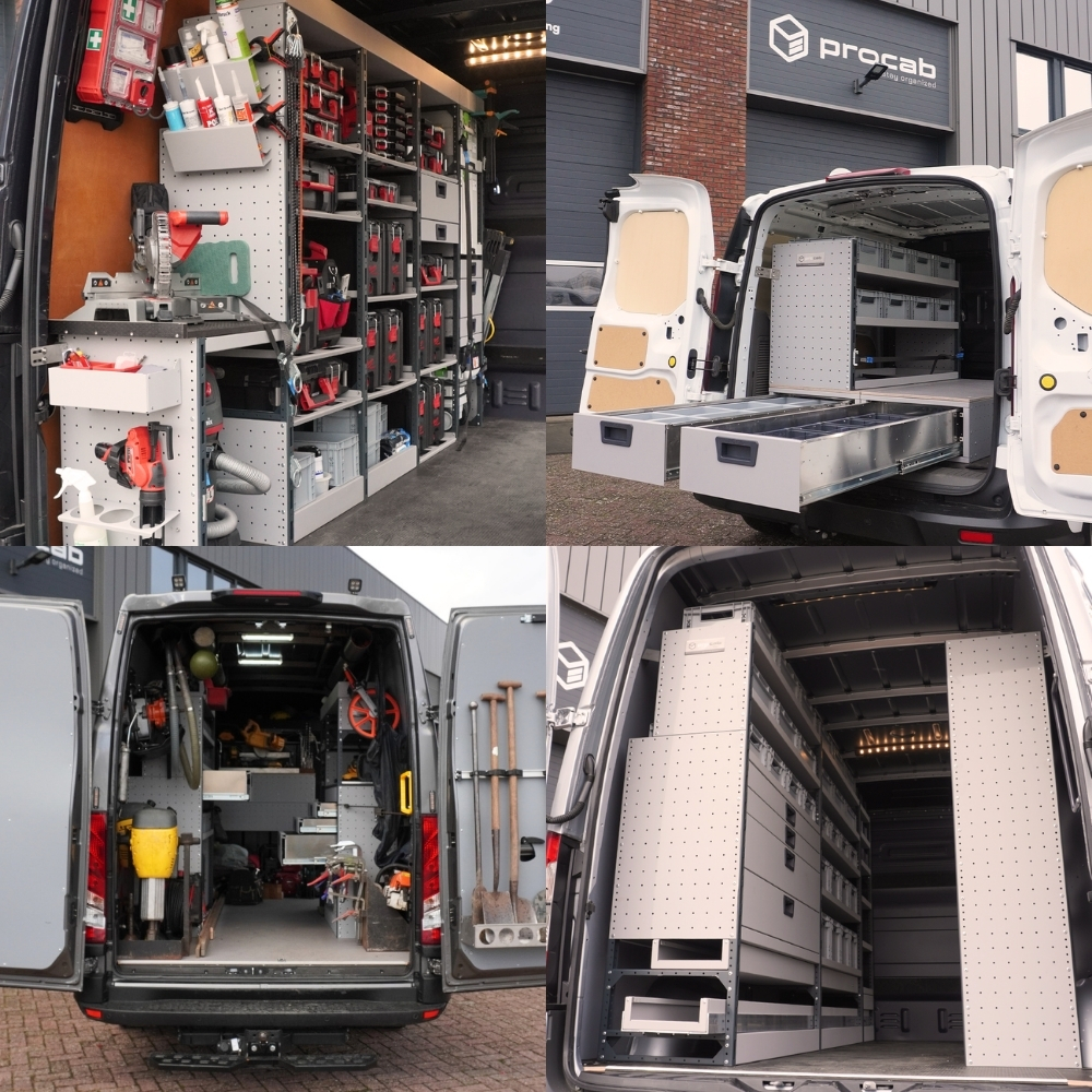 Showroom en werkplaats Procab