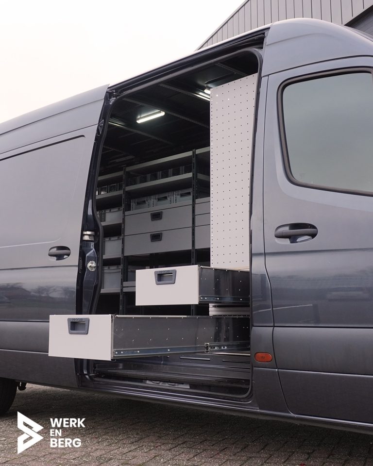 LED-verlichting in bedrijfswagen inrichting