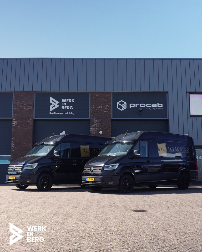 Beveiligde bedrijfswagens met alarmsysteem en Carbolt
