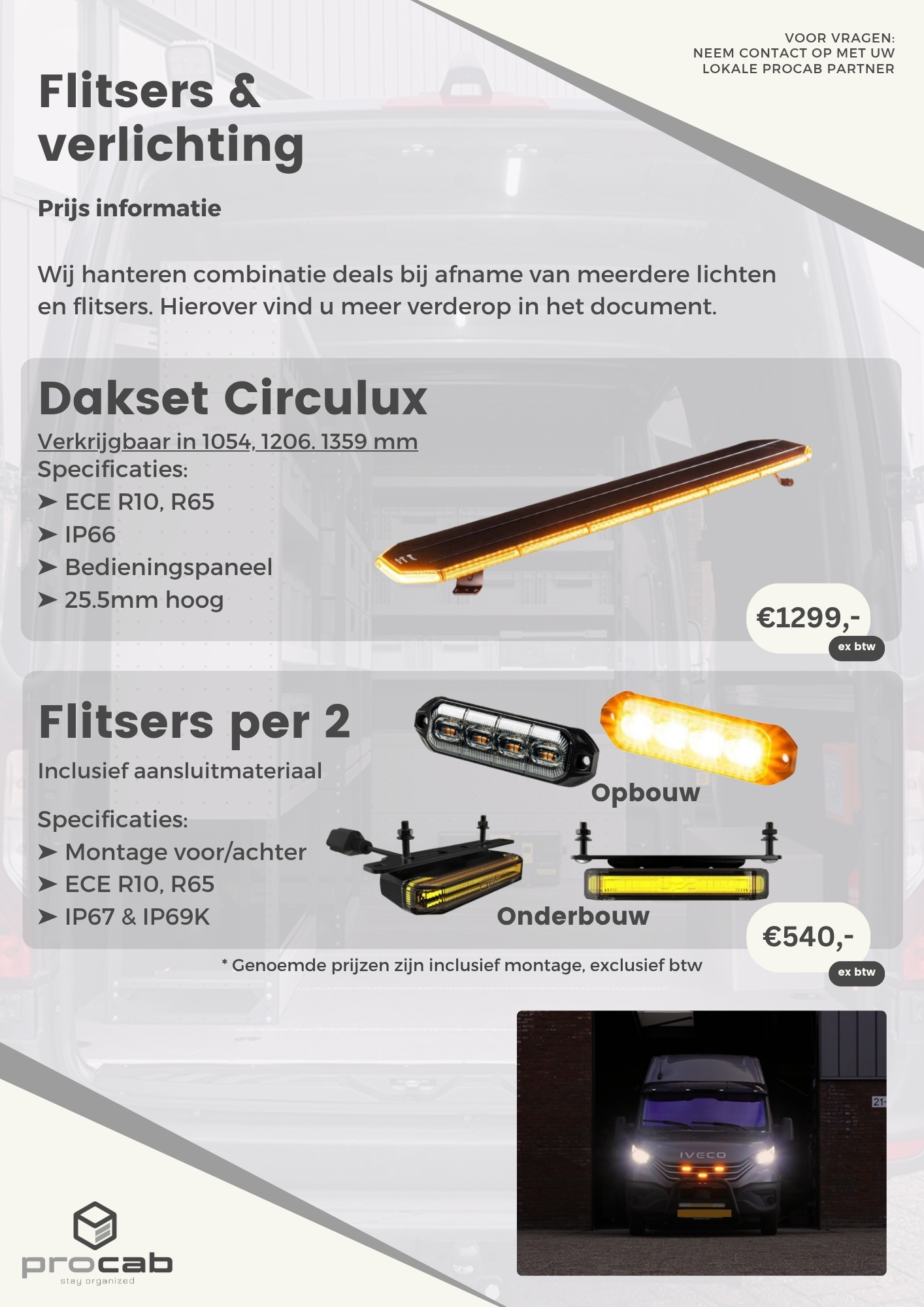 ProCab brochure Lighting – page 3 of 7