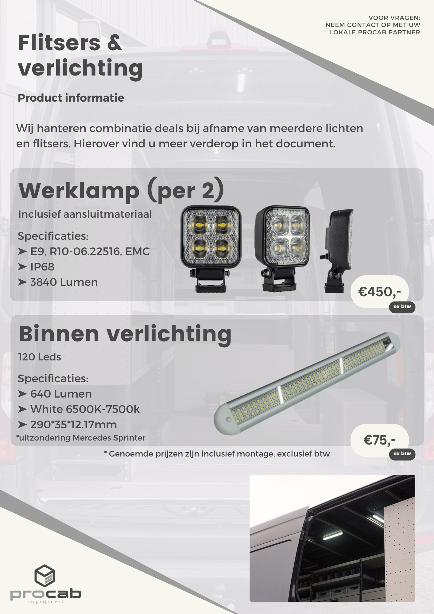 ProCab brochure Lighting – page 4 of 7