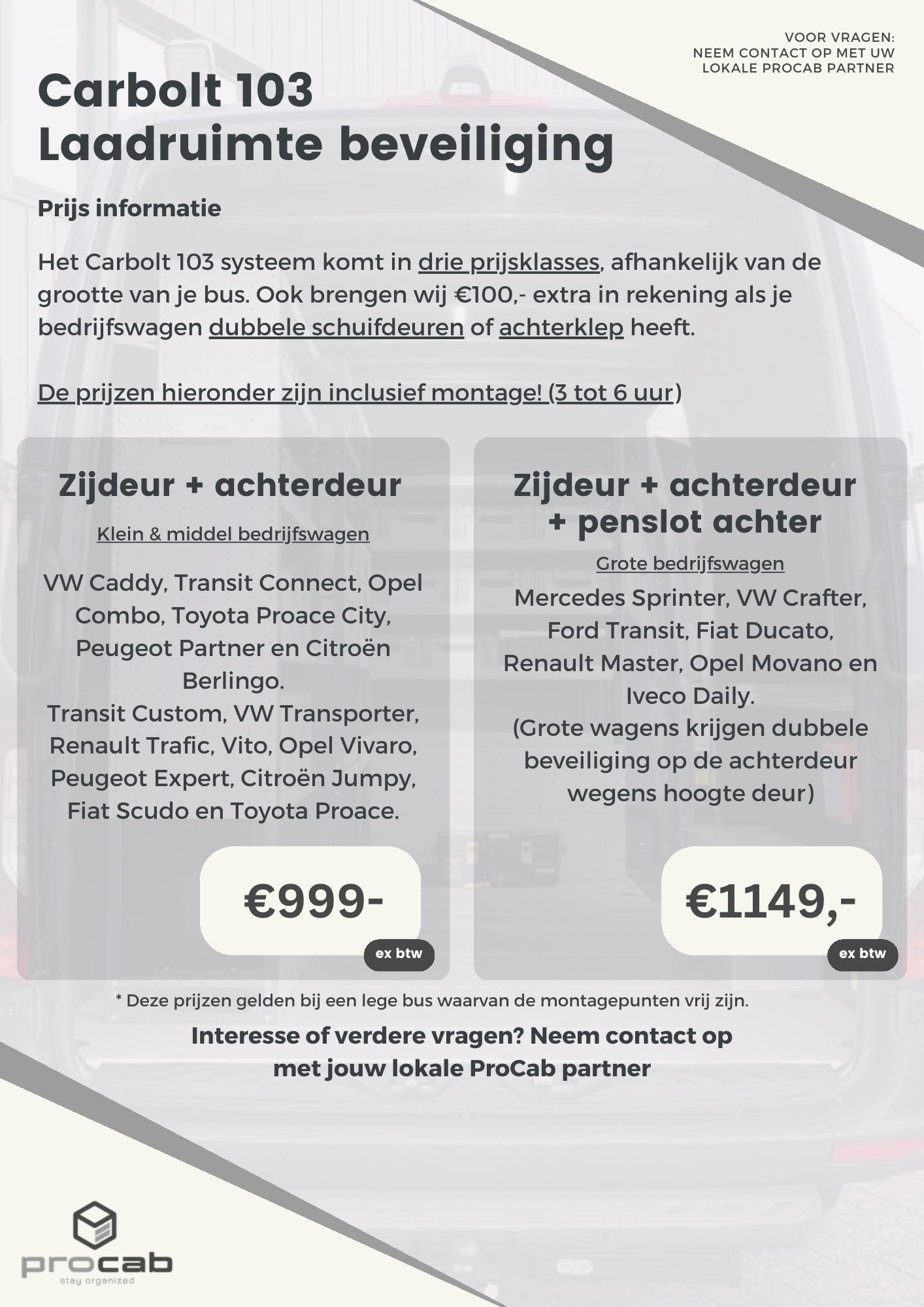 ProCab brochure Carbolt – page 3 of 6